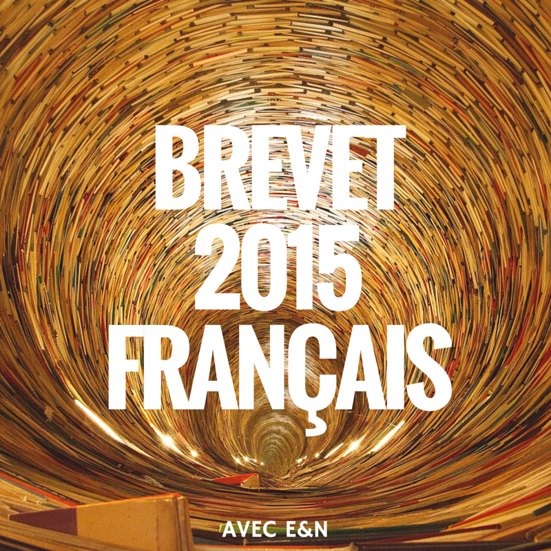 Brevet 2015 Français